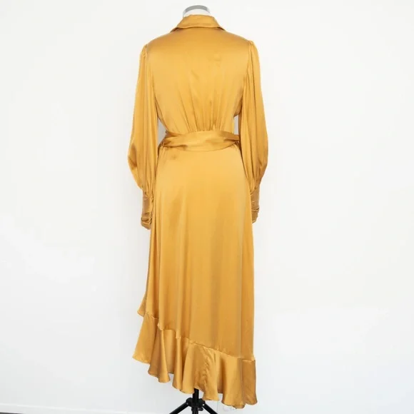 Zimmermann. Silk Wrap Midi Dress. - Picture 2 of 15